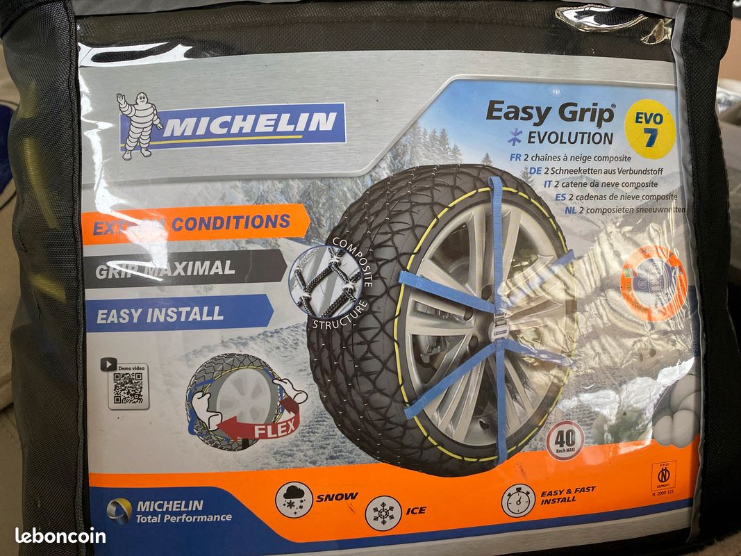 CATENE DA NEVE MICHELIN EASY GRIP EVOLUTION EVO 7 225/45-17 225/45