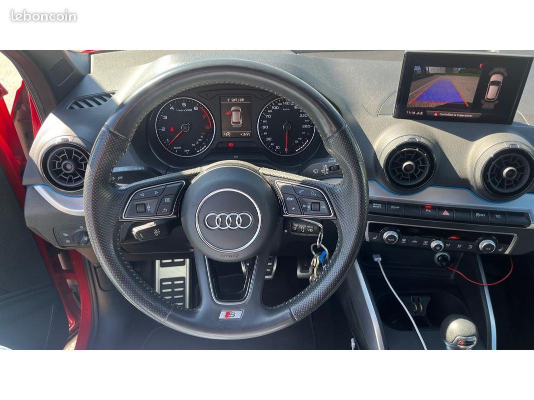 AUDI Q2 1.4 TFSI ESSENCE 150 BVA S Line - CAMERA DE RECUL / SIEGES CHAUFFANTS / BLUETOOTH (image 21)