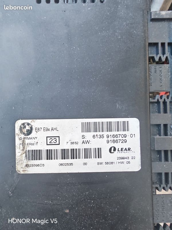 Module FRM2 AHL BMW E87 E90 E91 E92 E93 – Réf. 61359166709 (image 2)
