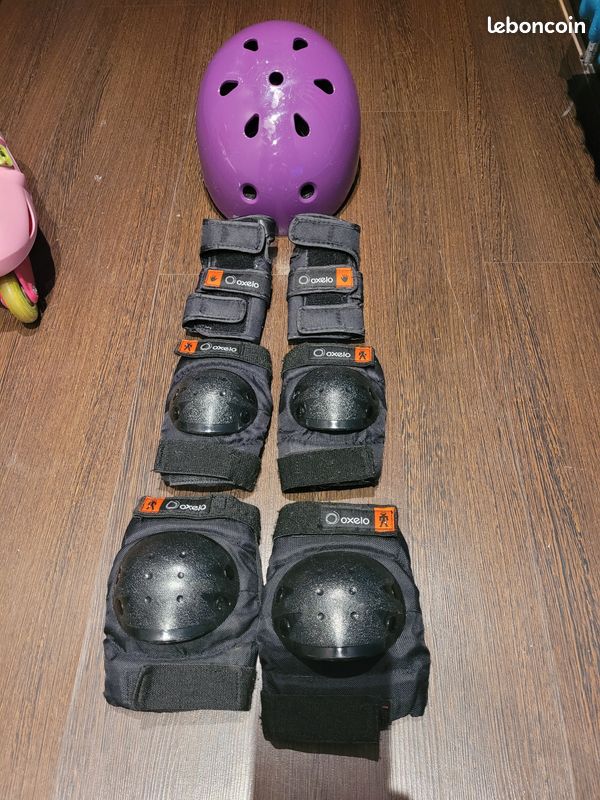 Patins à roulettes évolutif - T 34 à 36 et protections (image 2)