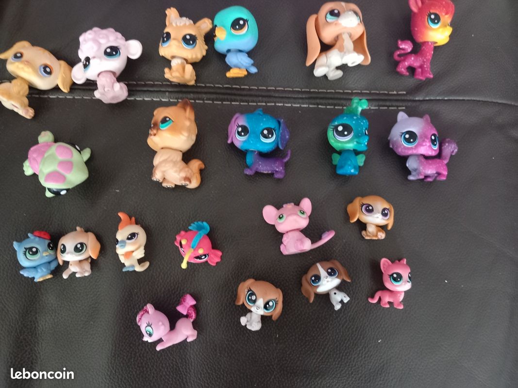 Lot 10 mini PetShop avec façade école - Littlest Petshop