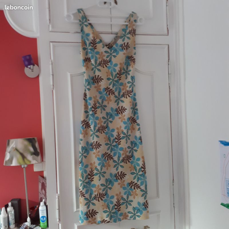 Robe bleu NAF NAF 36 (image 2)