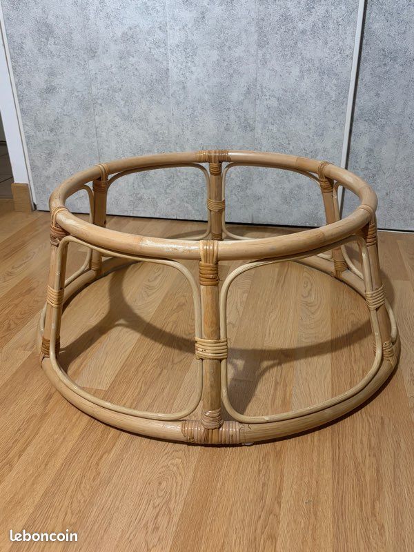 Loveuse en rotin avec coussin (image 3)