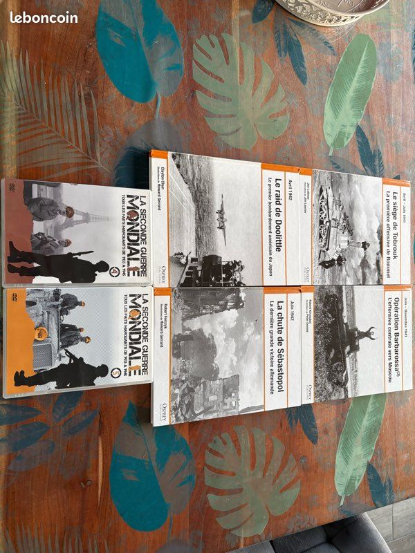 Vends collections de livres Osprey Publishing sur la thématique de la seconde guerre mondiale incluant 7 DVD (image 2)