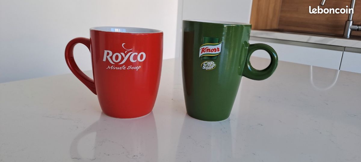 Lot de 2 mugs publicitaires Royco et Knorr (image 4)