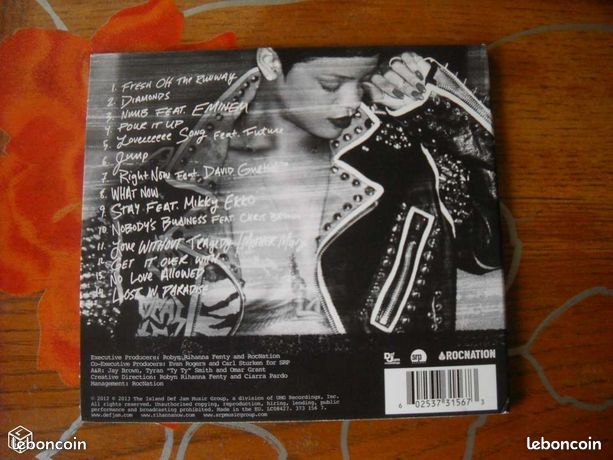CD Rihana : Unapologetic TTBE (image 2)