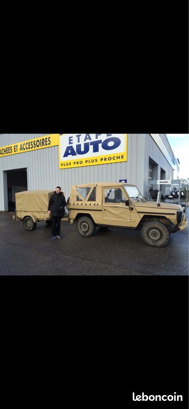 Solido 1/43, Voiture Peugeot P4 Bâchée Armée Française, de nos jours, Tbe (10