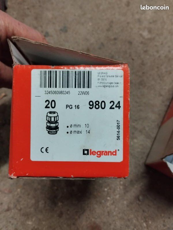Presse étoupe plastique Legrand (image 3)