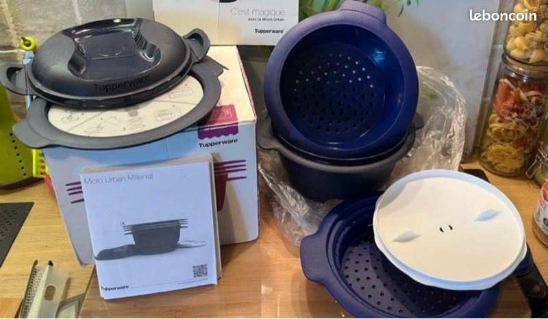 riz micro vap Micro Urban NEUF val 145e Tupperware dans emballage Cuiseur Vapeur Sain  SANS ONDES au Micro-Ondes Pâtes Riz Flan Gâteau Micro Vap