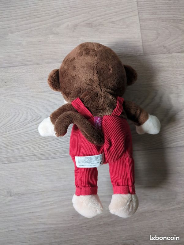 Peluche singe roulade (image 2)