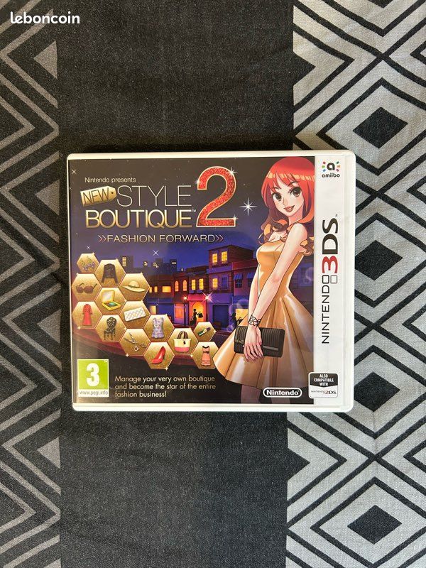Jeu New Style Boutique Pour Nintendo 3DS / 2DS - Bon état - Version Japon Libre Région