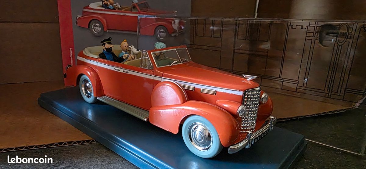 Les Voitures De Tintin  Echelle 1:24  - Hachette - N°03 Le Taxi De New Delhi  Tintin Au Tibet  P Image 471422 Grande