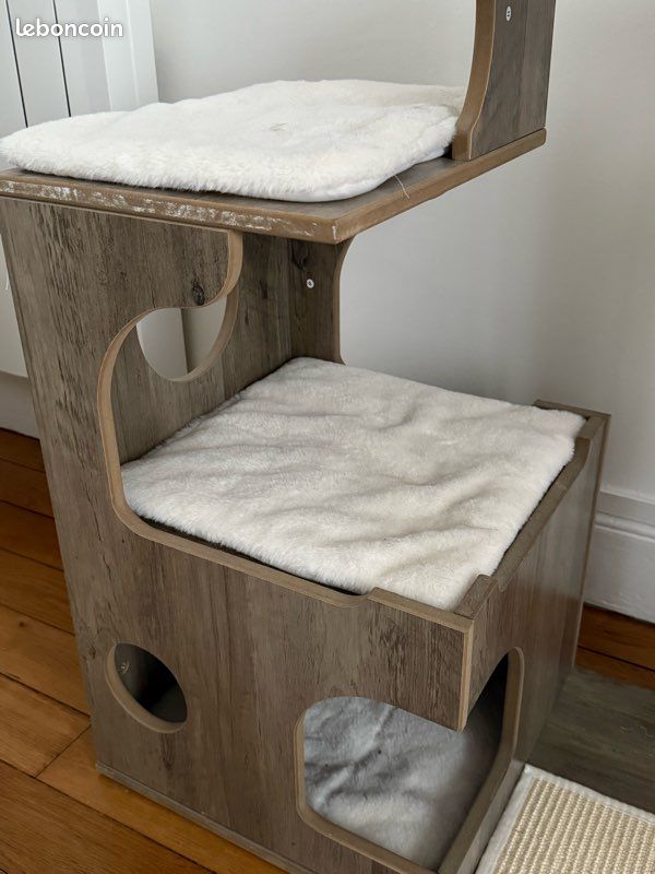 Arbre à chat design bois & sisal (image 2)