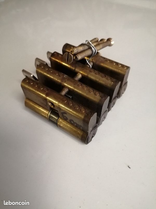4 Barillets porte serrure 6cm (image 2)