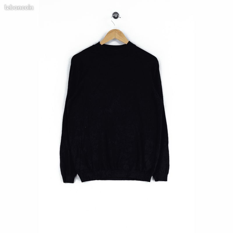 Pull col roulé M 38 Zara Noir Vêtements