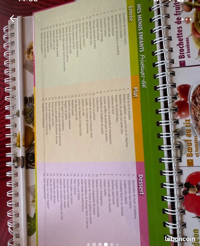 Lot de 13 livres de cuisine fiches ( chevalet ) Hachette excellent état (image 3)