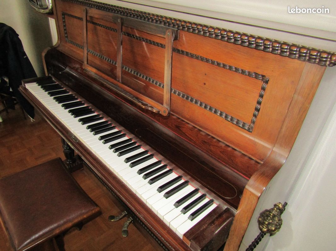 Rare piano Blondel à clavier rabattable (image 4)