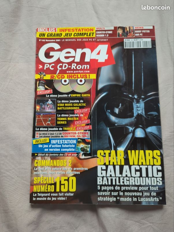 Magazine Génération 4 - 150 - Novembre 2001 (image 1)