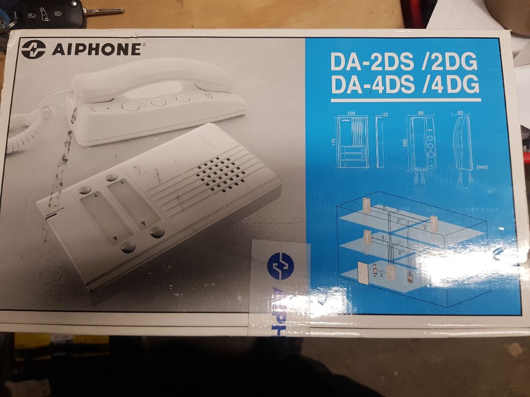Kit interphone AIPHONE platine saillie - DA1AS
