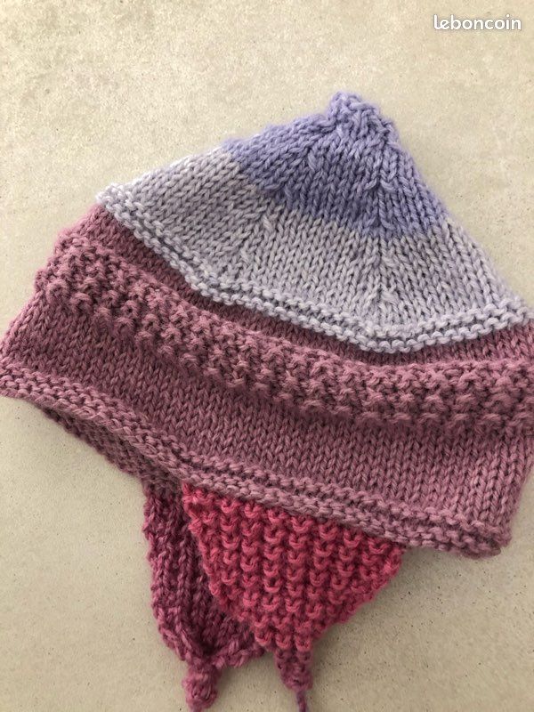 Bonnet fille 2/3 ans rose (image 6)