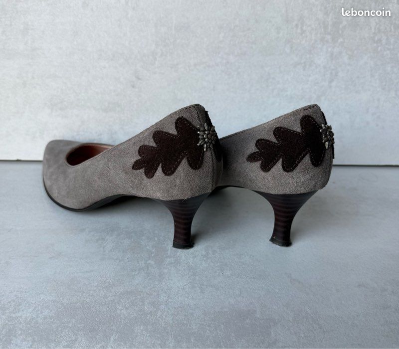 Escarpins Diavolezza cuir Made in Italy T38 (image 6)