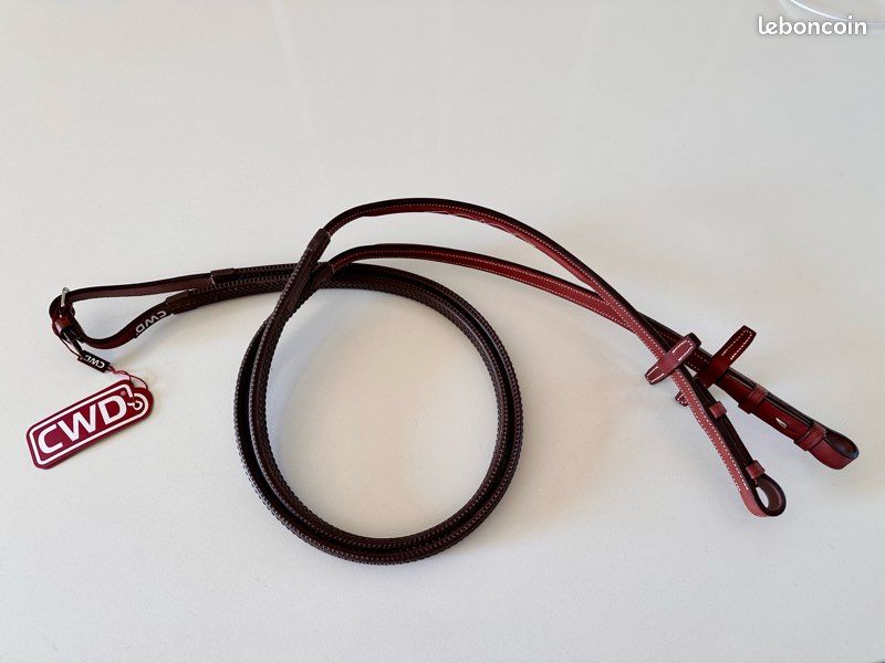Rênes Heritage Beval En Cuir, Taille Cob – Lanières Fantaisie, Neuves Sans étiquettes