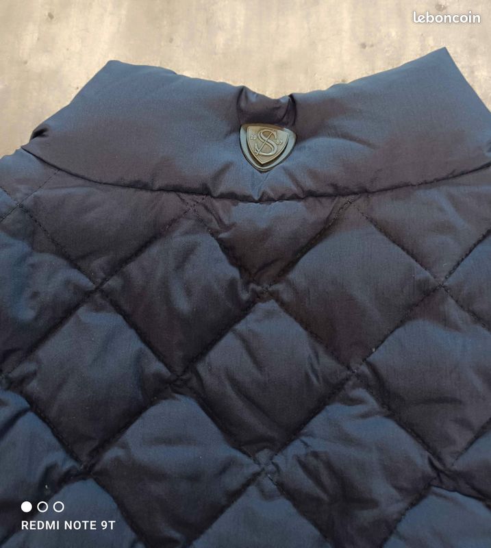 Gilet en plumes sans manches Saki Sweden – bleu marine – Taille 52