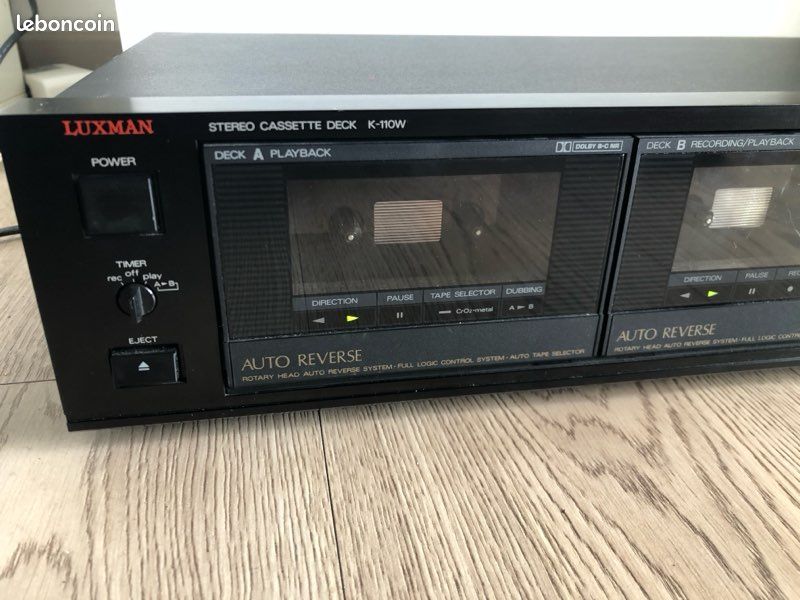 Luxman K 110W lecteur cassette audio (platine double k7 k110 k110w) (image 4)