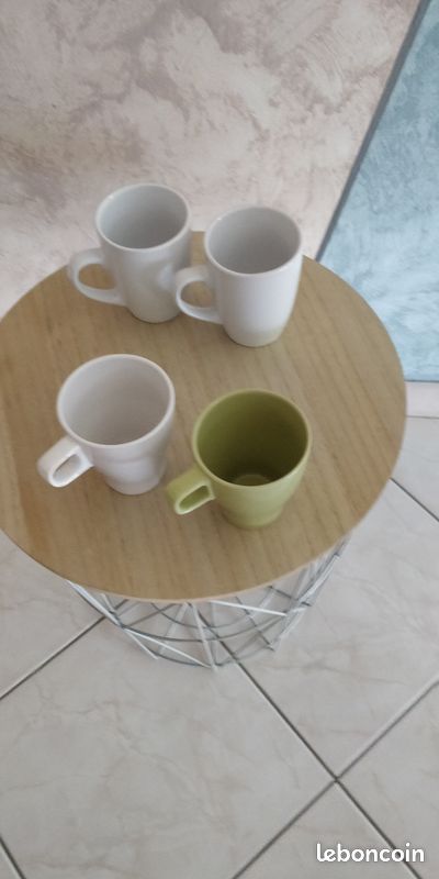 2 duos de tasses - mugs - état neuf (image 3)
