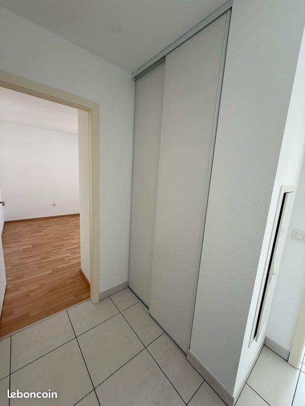 Porte de placard coulissante 100 cm avec rails (image 1)