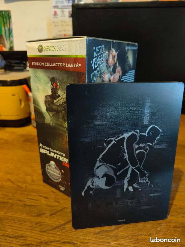 Jeu Xbox 360 - Tom Clancy's Splinter Cell Conviction + Steelbook - PAL FR - Bon état