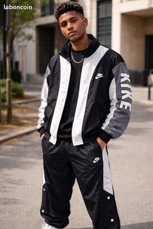 Ensemble 2 pièces veste + pantalon noir chiné - Brentiny Paris