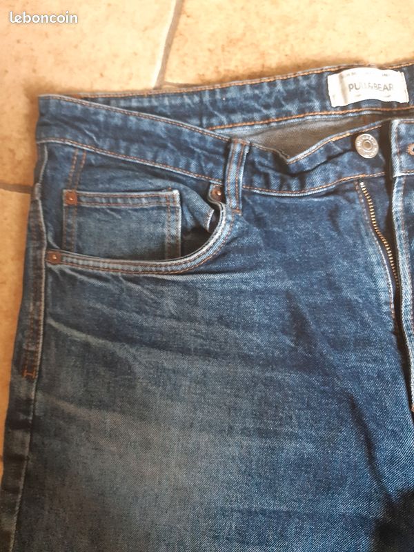 Jean large bleu (image 4)