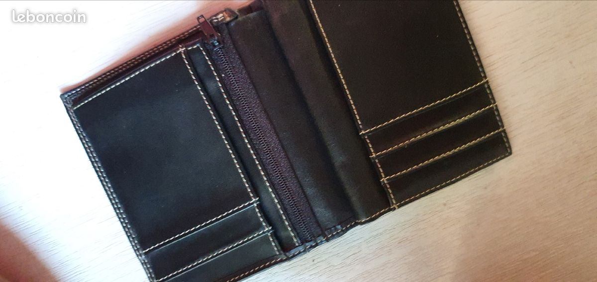 Porte cartes avec compartiment monnaie billets (image 6)