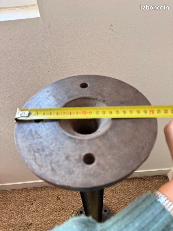 Paire de colonnes anciennes en fonte -Sellettes en fonte 120cm (image 16)