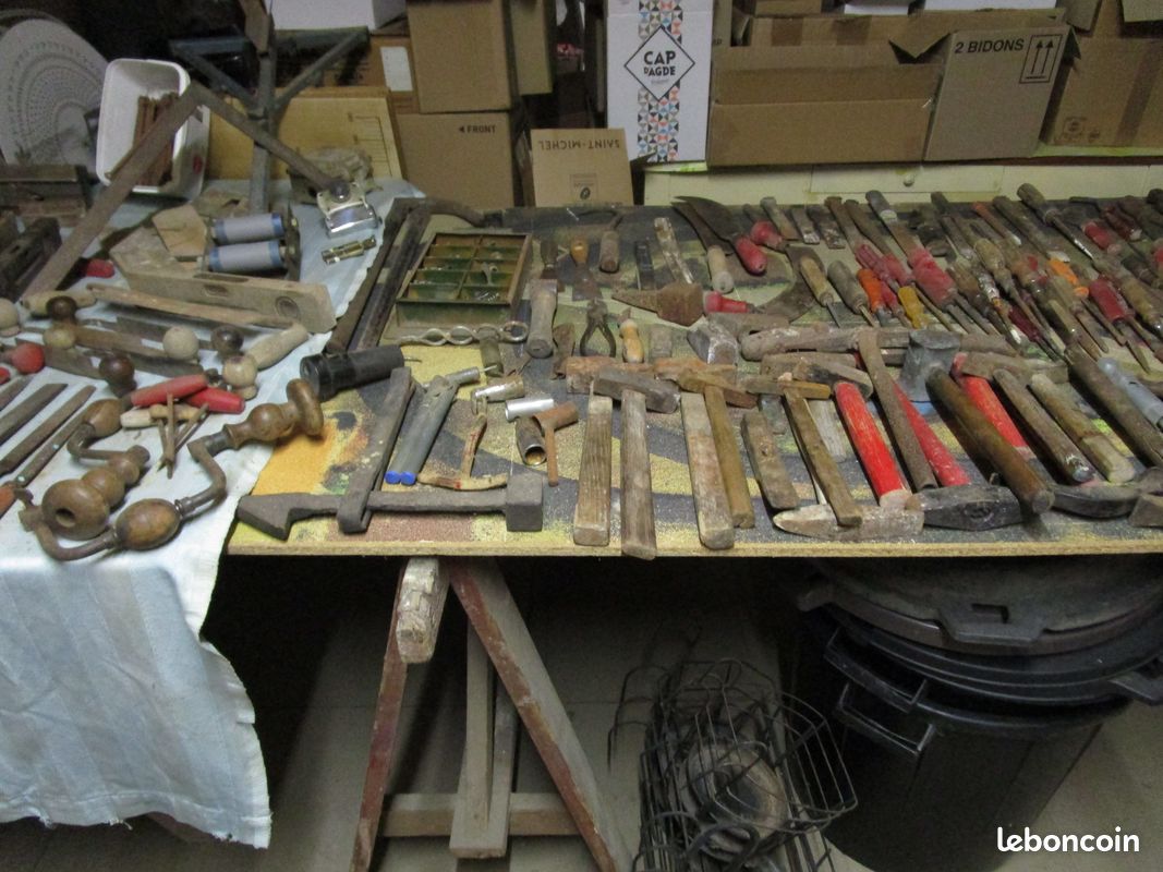 Outils anciens menuiserie, bricolage (image 3)