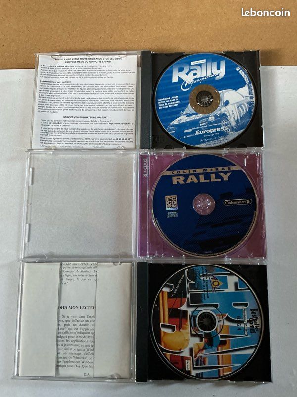 Lot jeux PC vintage Rally (image 3)