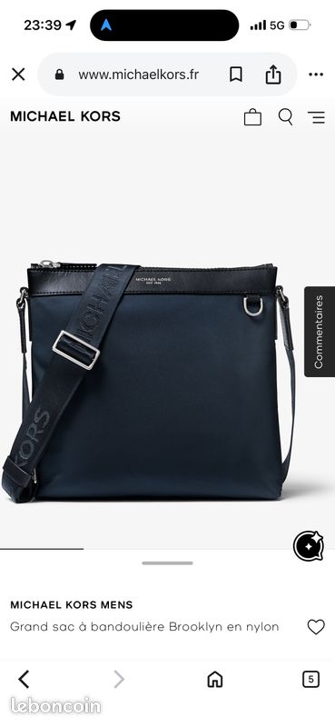 Grand sac à bandoulière Brooklyn en nylon (image 3)