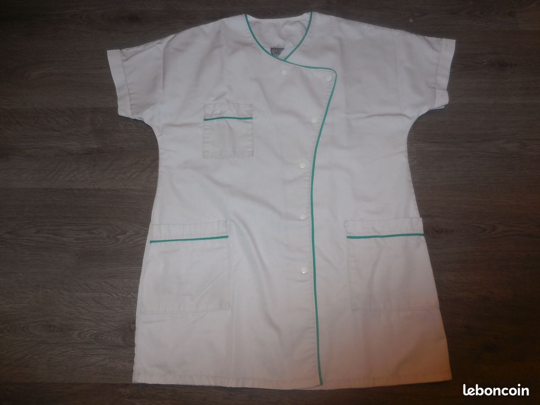 Blouse blanche : profession de santé taille 38/40 (image 1)