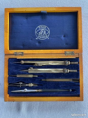 ANCIENNE BOITE DE compas ELITE EUR 16,00 - PicClick FR