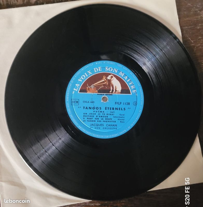 Disque Vinyle « Jacques Cahan et son orchestre Tangos éternels » (image 4)