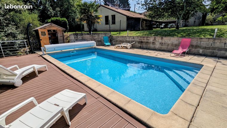 Vente | Maison de plain-pied | 6p | 4ch | 102 m² | Vire-sur-Lot | Expo Sud | Terrasse · Jardin · Piscine