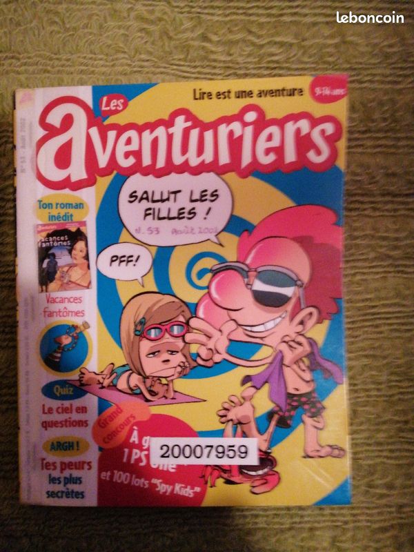 Livre les aventuriers 53 (image 1)