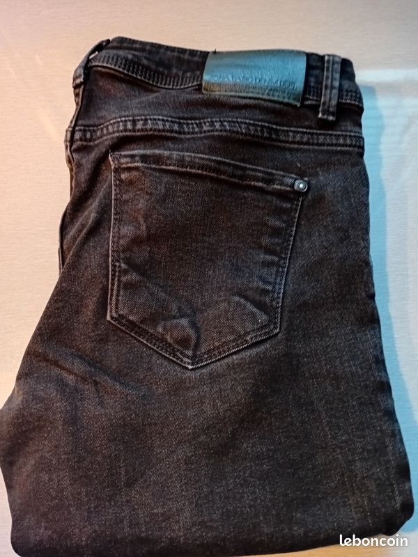 Jean noir 38 Zara low rise skinny (image 8)