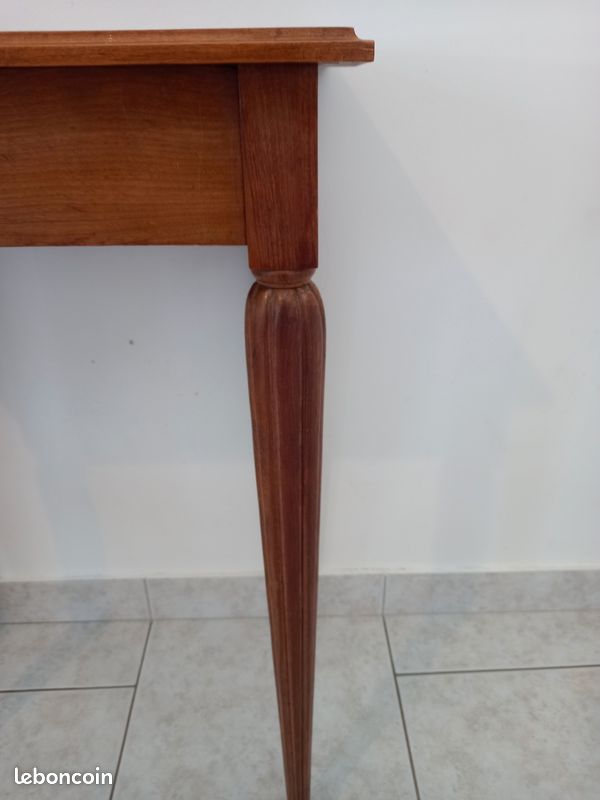 Petite table haute ancienne 53 X 32 H 72 (image 3)