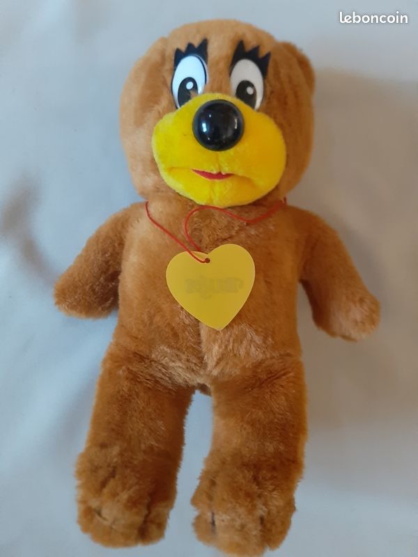 Peluche vintage Bussi l'Ours - années 80 - 25 cm (image 1)