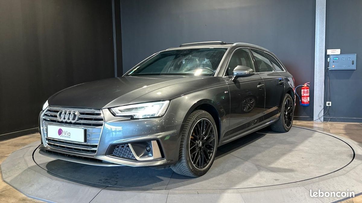 Audi A4 Avant 150 S tronic 7 S line Gris Daytona (image 1)