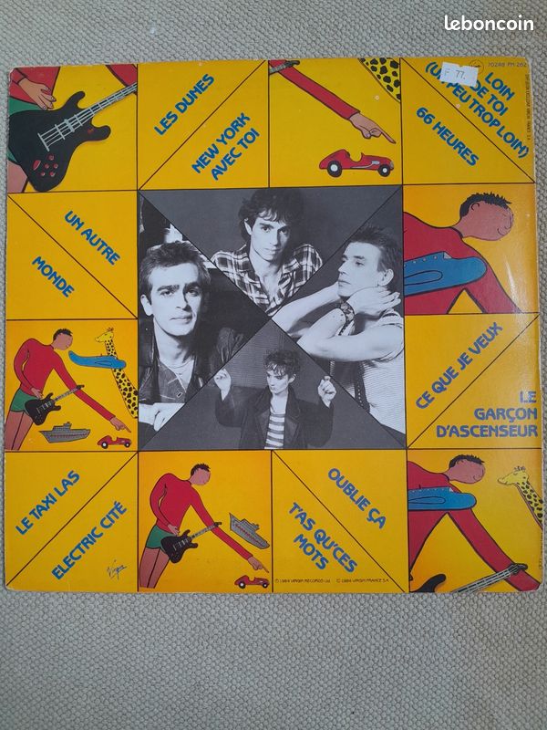 Vinyle 33 tours Téléphone - un autre monde (image 2)