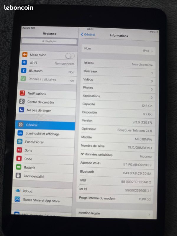Tablette IPad mini (image 2)
