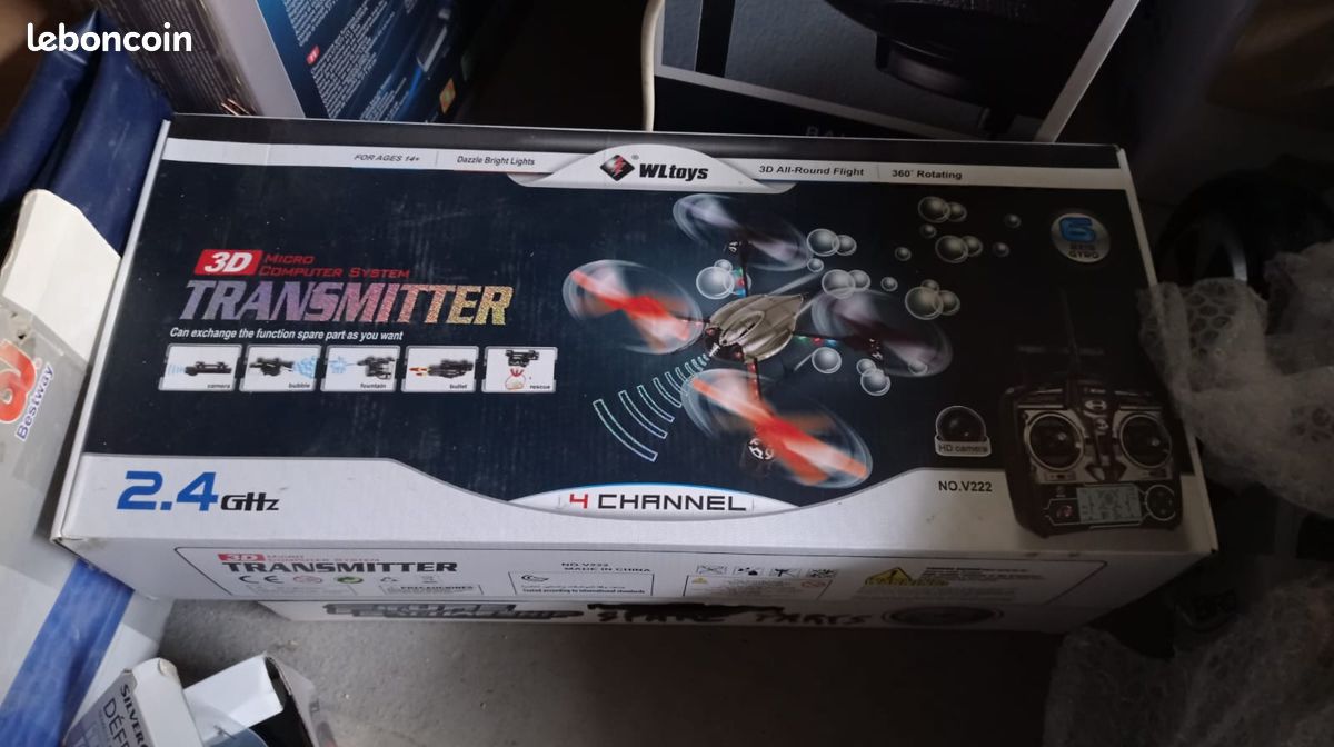 RC Drone quadricoptère WLtoys V222 - Modélisme